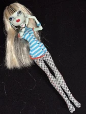 Monster High FRANKIE STEIN Home Ick Doll Top Leggings Earrings RING Bracelets