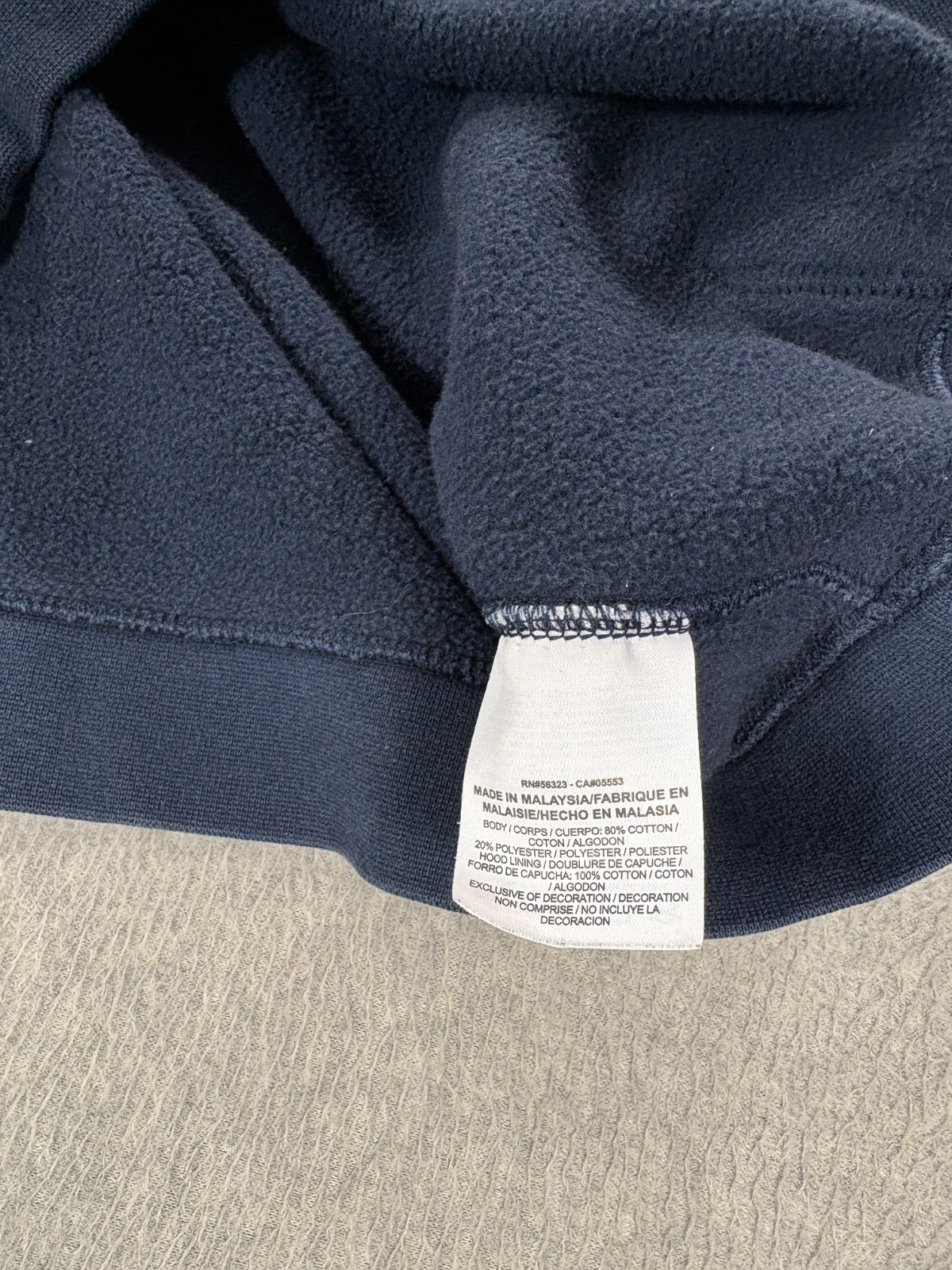 Nike Classic Solid Stitched Logo Full Zip Hoodie … - image 11