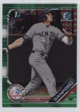 2019 Bowman Draft Chrome Green Refractor 73/99 Jake Sanford #BDC-82 11h4