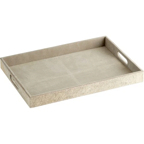Cyan Design 10131 Brixton Grey Tray, Large - Picture 1 of 6