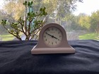 Thomas Kent Small Mantel Clock - Beige Working Well in VGC