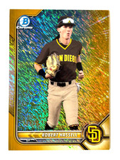 2022 Bowman Chrome Prospects Gold Shimmer Refractor #BCP133 Robert Hassell/50