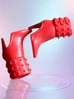 RED - Barbie Doll Shoes Vintage Fashion Authentic LOL OMG Clone Bratz Boots