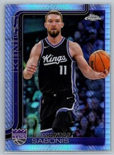 2025-26 Topps Chrome Basketball Domantas Sabonis #229 Prism Refractor Kings NBA
