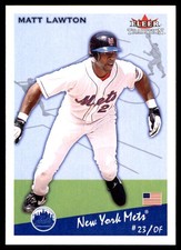 Matt Lawton 2002 Fleer Tradition #402 Mets MLB READ FREE SHIPPING AutographDen