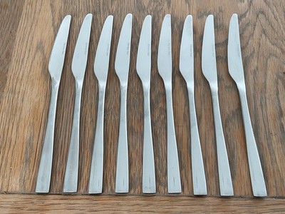 Set 9 hochwertige Edelstahl Tafelmesser - 24 cm