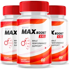 (3 Pack) Max Boost XXL for Men Advanced Formula Vitamin Supplement 180 Capsules