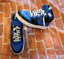 Nike Court Borough Mid 2Black Game Royal Boys 5 Youth 5y