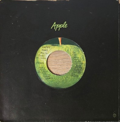 John Lennon Yoko- Happy Xmas Apple Green Vinyl 45