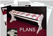 QUILTING FRAME PLANS  - Easy To Build 