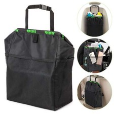 Car Trash Can Litter Bin Garbage Bag Waste Storage Organizer Pocket Waterproof
