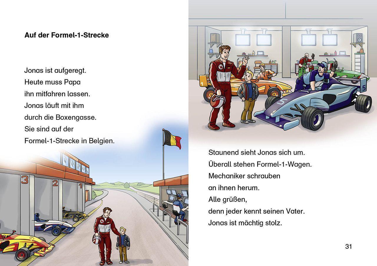 Thumbnail - Leselöwen 2. Klasse - Vollgas Auf Der Rennstrecke | Thilo | Deutsch |