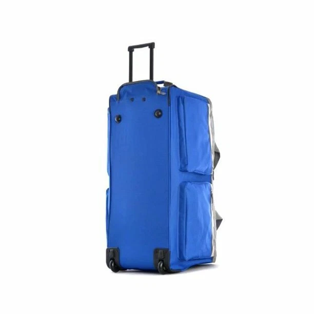 Olympia Royal Blue 8 Pocket Rolling Duffle Bag B1134 - Image 3 of 3