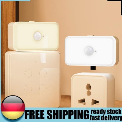 WIFI Smart LED Night Light Human Body Sensor Motion Detector Plug In Wall Lamp