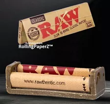 One Pack of RAW Classic 1 1/4 papers + 79mm RAW Rolling Machine