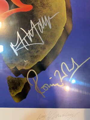 The Rolling Stones 1973 TourHawaii サイン入り ROLLING STONES 1973 AUSTRALIAN TOUR 1994 LITHO POSTER SIGNED