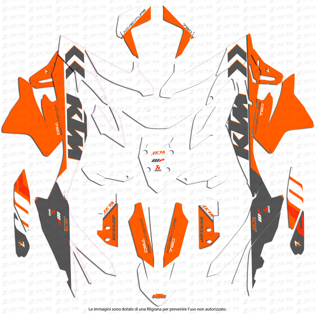 Graphics Kit For KTM ADVENTURE 790 / 890 2019-2022 | eBay