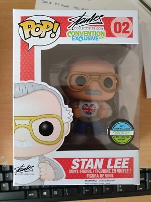 LFCC STAN LEE FUNKO POP VINYL FIGURE UK LONDON FILM COMIC CON EXCLUSIVE 2014