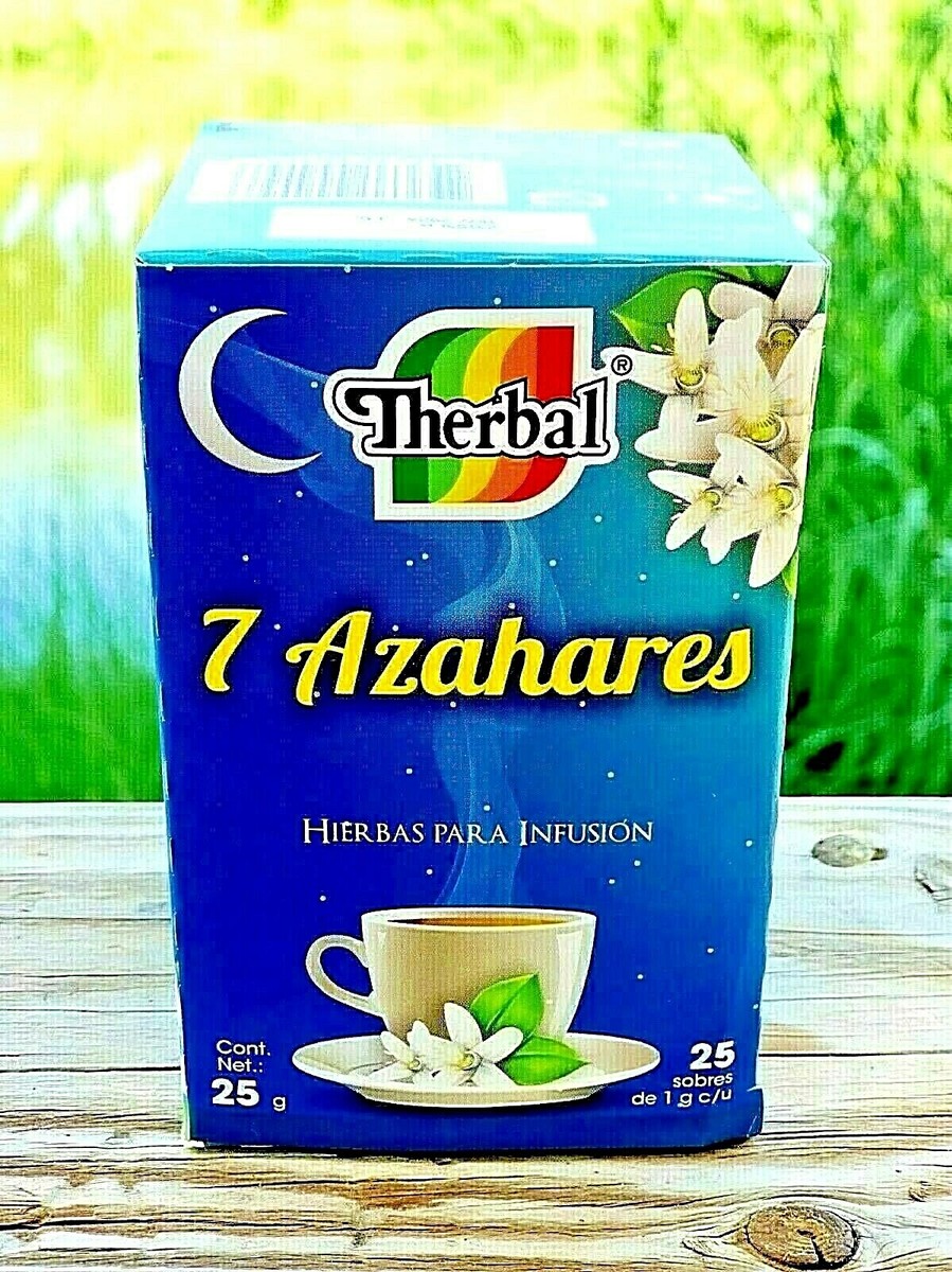 Te 7 Azahares ✓ Tea Seven Blossoms Infusion Herbs 25 bags 0.3 oz