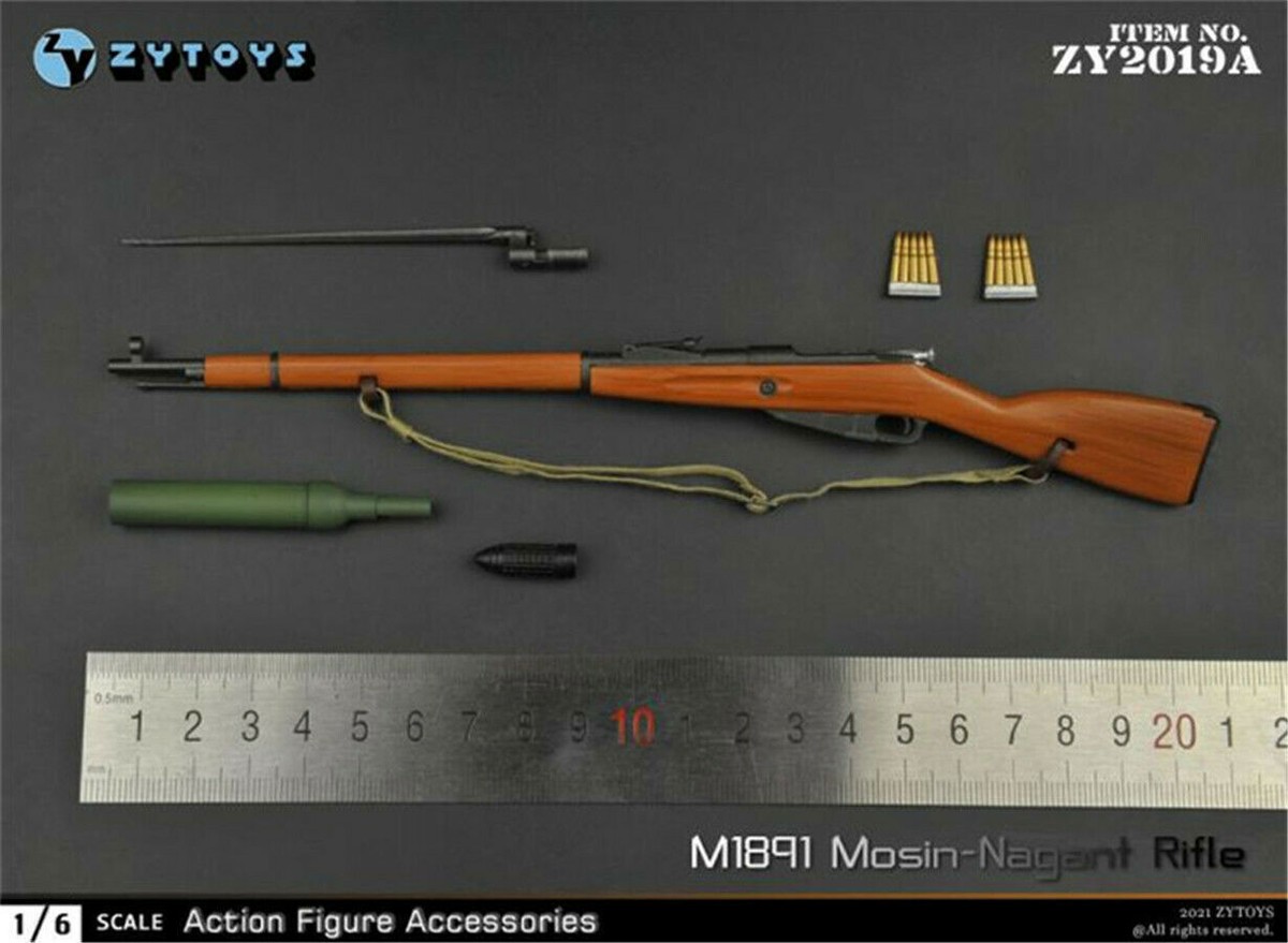 ZY Toys 1:6 ZY2019A M1891 Mosin–Nagant Sniper Rifle Gun Model