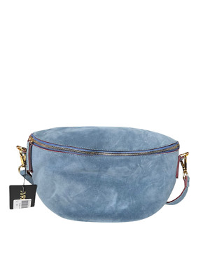 AVRILGAU BARRY Tasche Samt/Kalbsleder Horizont blau