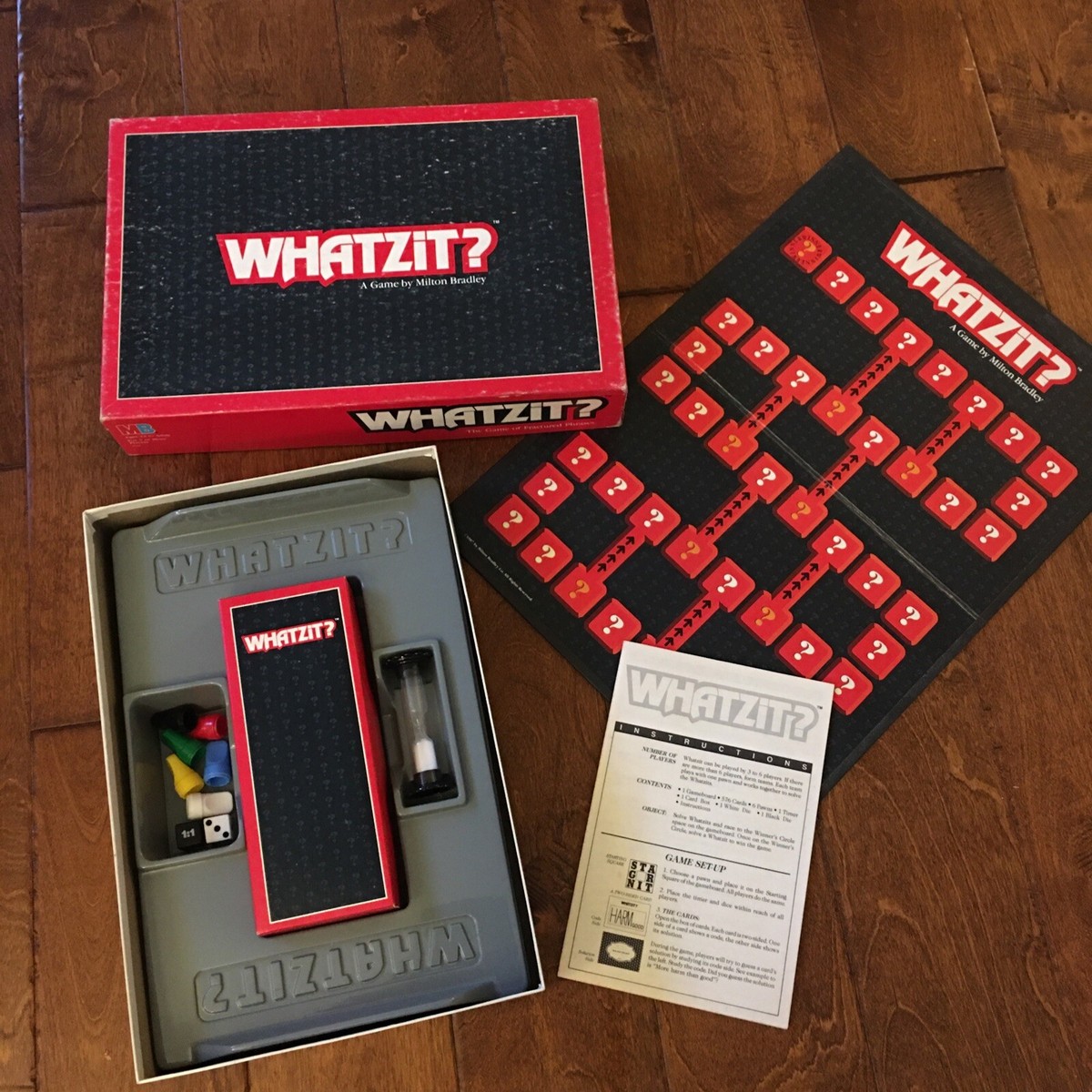 Vintage 1987 Whatzit? The Game of Fractured Phrases Board Game