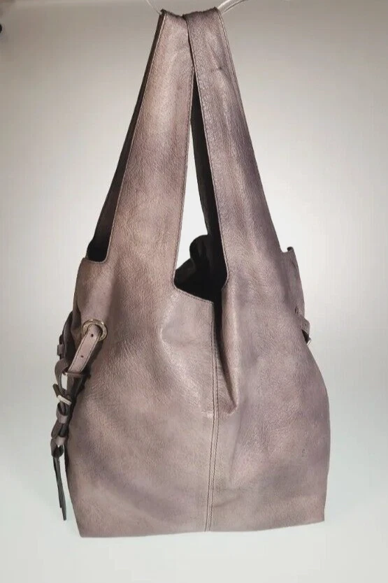 Slouchy Shoulder Bag For Women - Soft Suede Purse