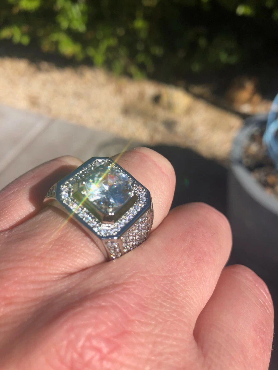 Diamond world sale mens ring