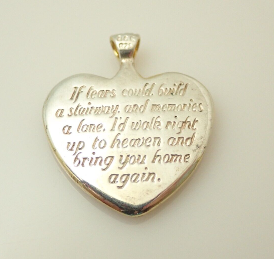 A Piece Of My Heart Lives In Heaven Sterling Silver Ring - Angel Wing Memorial Gift - View #8