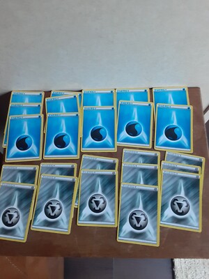 24 Pokemon TCG Basic Energy Cards Blue & Gray. 2013 | eBay 24 Pokemon TCG Basic Energy Cards Blue & Gray. 2013 | eBay
