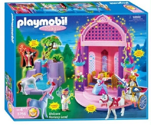 New Playmobil Magic Princess Castle Unicorn Fantasy Land Princes Carriage  5756