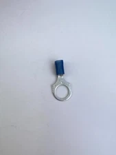 T&B RB733 Sta-Kon Ring Terminal Nylon,18-14 AWG,3/8" Bolt Size,Blue,100/Pack