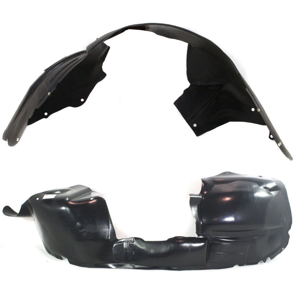 Juego de forro de guardabarros delantero izquierdo y derecho con clips para Dodge Caravan 2001-2007 Foto 2 de 4