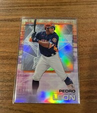 2021 Bowman's Best Pedro Leon Base Refractor NRMT+ Rookie Astros Top Prospect!!