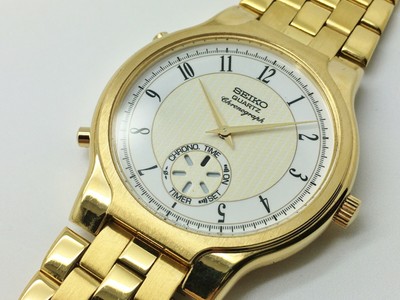 SEIKO MEN'S 8M26-8009 NOT-WORKING CHRONOGRAPH DRESS ANALOG WATCH SEY038 |  eBay