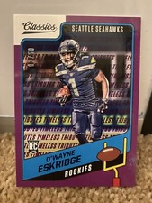 2021 Classics Timeless Tributes Purple #169 D'Wayne Eskridge /50
