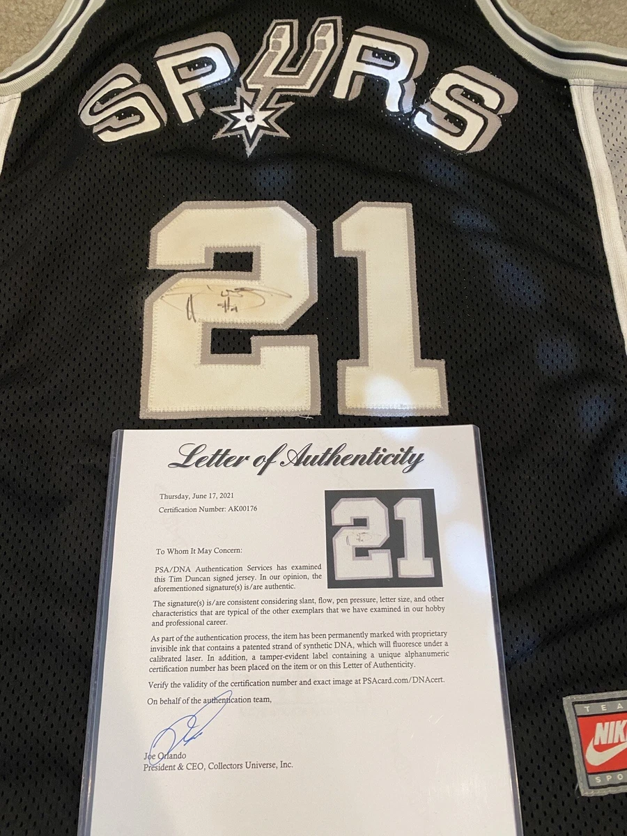 NBA Tim Duncan Signed Jerseys, Collectible Tim Duncan Signed Jerseys