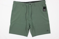 Billabong Men's Ozzy Hybrid Shorts Unlined Surge Green Drawstring Stretch