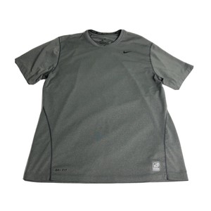 Para Hombre Nike Pro Combat Para Entrenamiento Camisa Ajustada Gris Dri Fit  Xl que absorbe la humedad | eBay