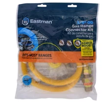 EASTMAN 48-in 3/4-in Mip Inlet x 3/4-in Mip Outlet Stainless Steel Gas Appliance