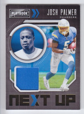 2021 PANINI PLAYBOOK JOSH PALMER RC JERSEY NEXT UP ROOKIE MEMORABLIA Chargers
