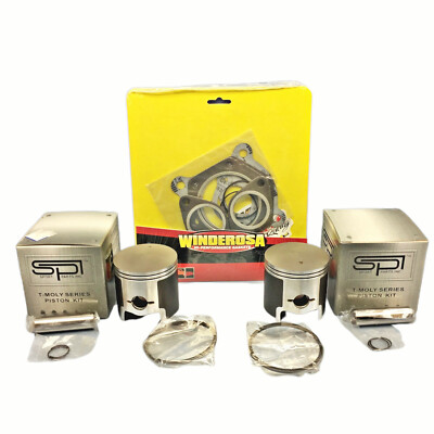 72mm STD SPI Pistons Top End Gaskets 1986-1998 Polaris 488 Indy Trail Supertrak