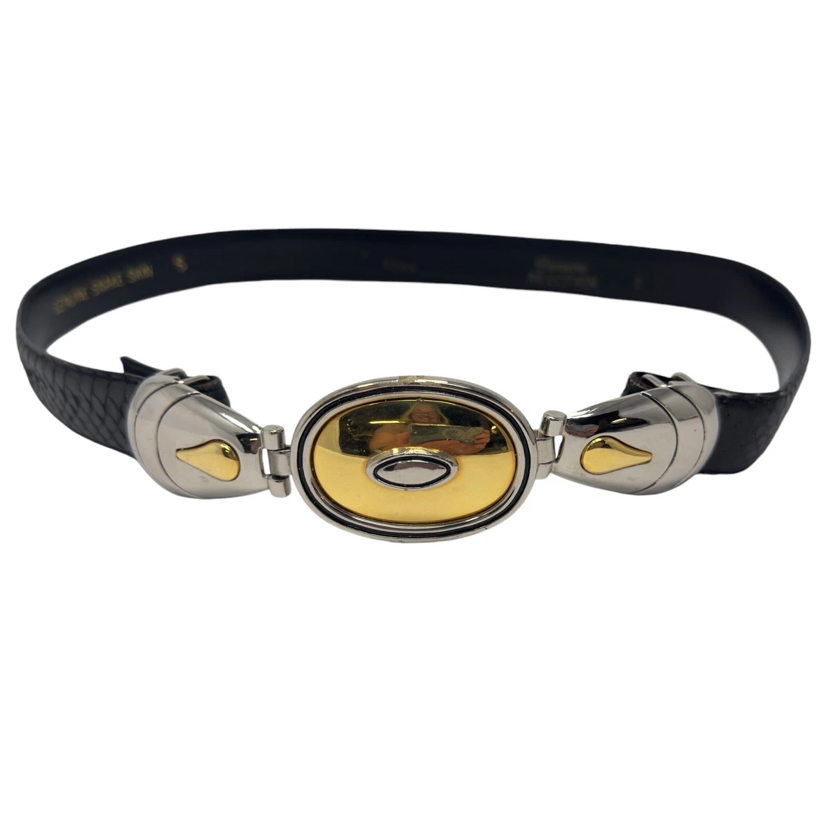 Black Silver Vintage Belts for sale | eBay