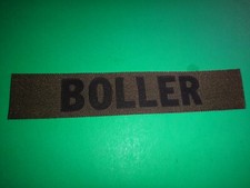 US Army Green OD Print Pocket Name Tape BOLLER Subdued Patch