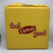 Vintage &ldquo;feel Lipton good&rdquo; Seat Cushion Bleachers Stadium Pad 14x14