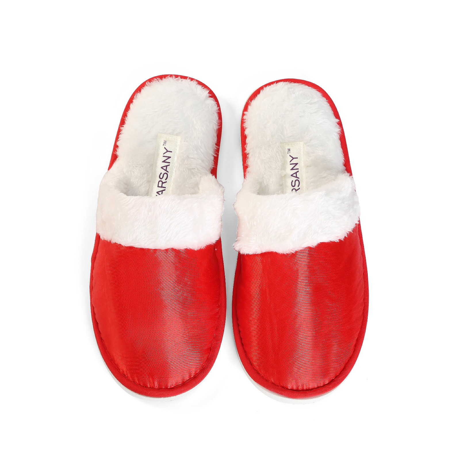 Luxury Plain Close Toe Spa Slippers Soft Fur Honeymoon hen party shoe