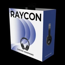 Raycon RBH820-BlK H20 Wireless Noise-Cancelling Over-the-Ear Headphones - Black