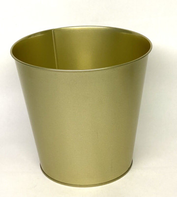 IKEA Daidai Plant Pot Brass Color Galvanized steel 9 ½ '' New