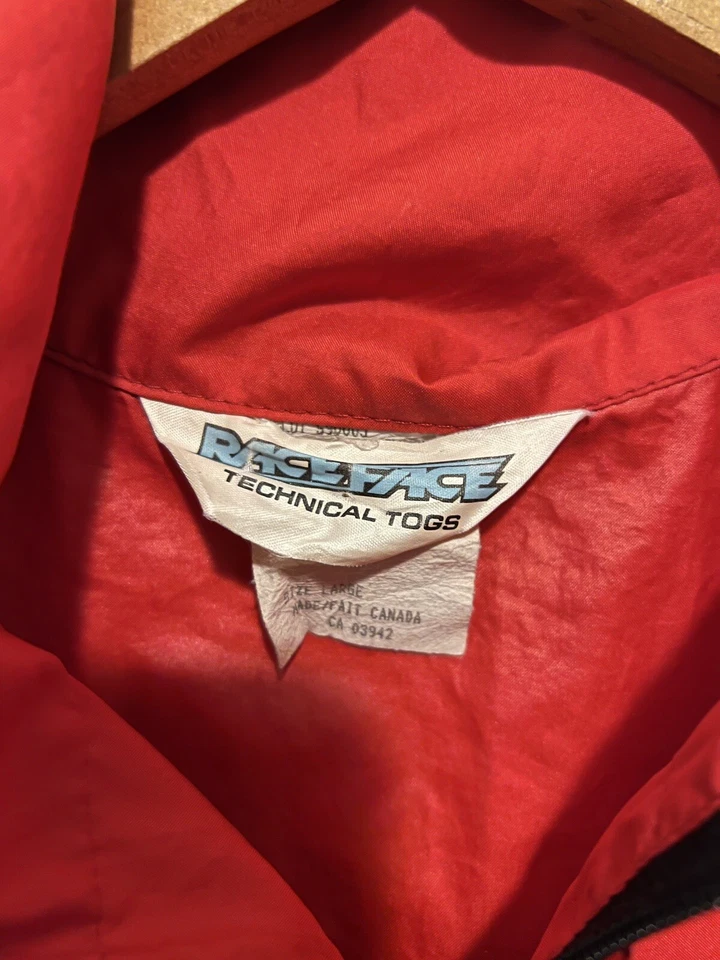 Race Face Technical Togs Vintage Race Vest Bike Jersey Large Made In Canada - Image 3 of 4