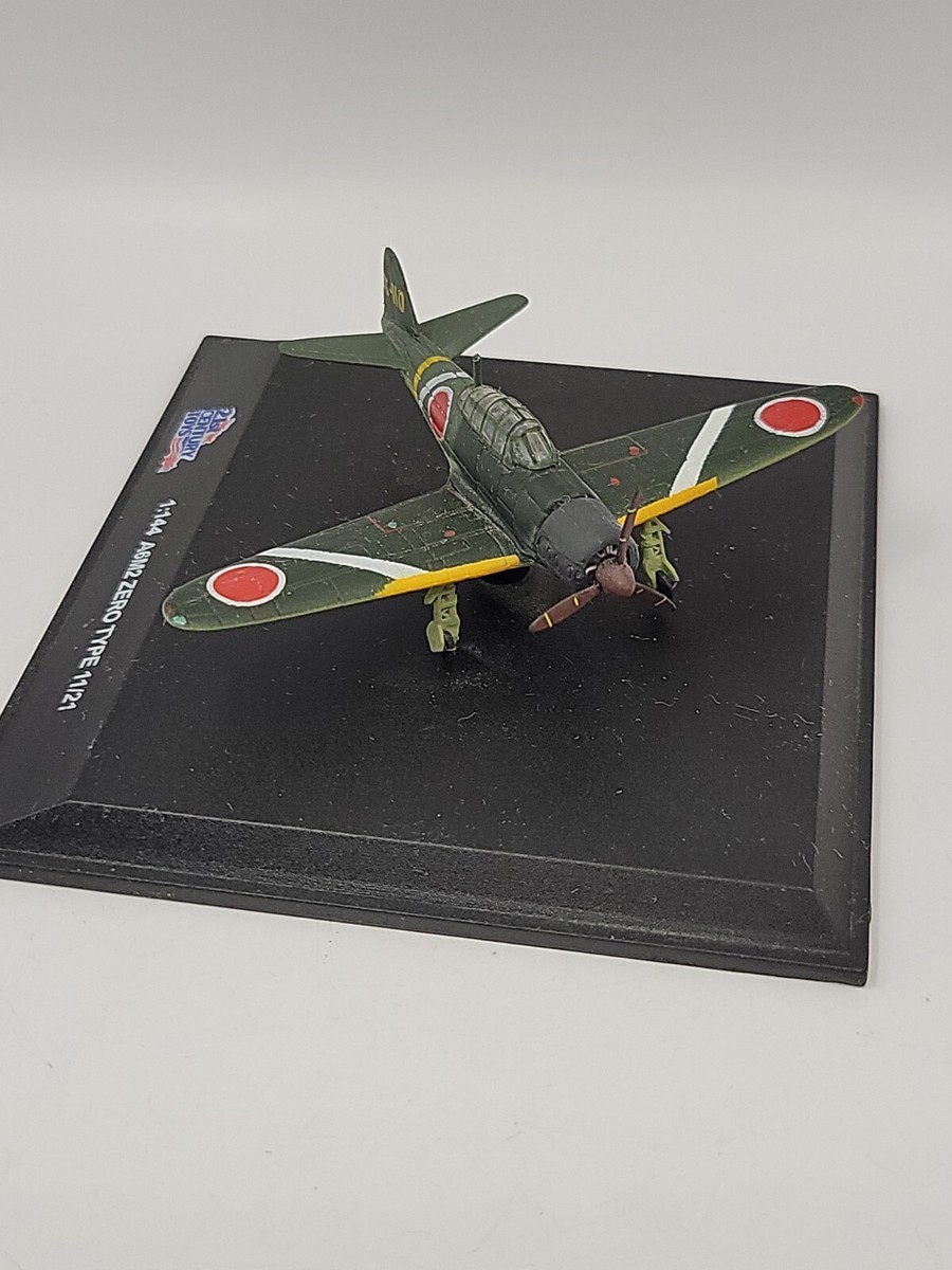 Military WWII Aircraft A6M2 Zero 11/21 Reisen 1:144 Scale 21st